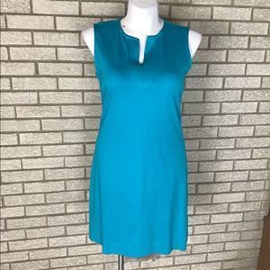 New York & Company aqua blue sundress size Large.